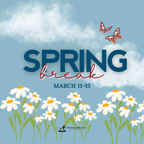 🌸 Spring break is finally here! 🌞✨ Third nine weeks ended today & tomorrow is a student day off for staff work. But from March 11-15, it's all about relaxation & sunshine! 🏖️ Wishing everyone a rejuvenating break filled with fun and memories! 🌺 #SpringBreak #RelaxationTime 🌴