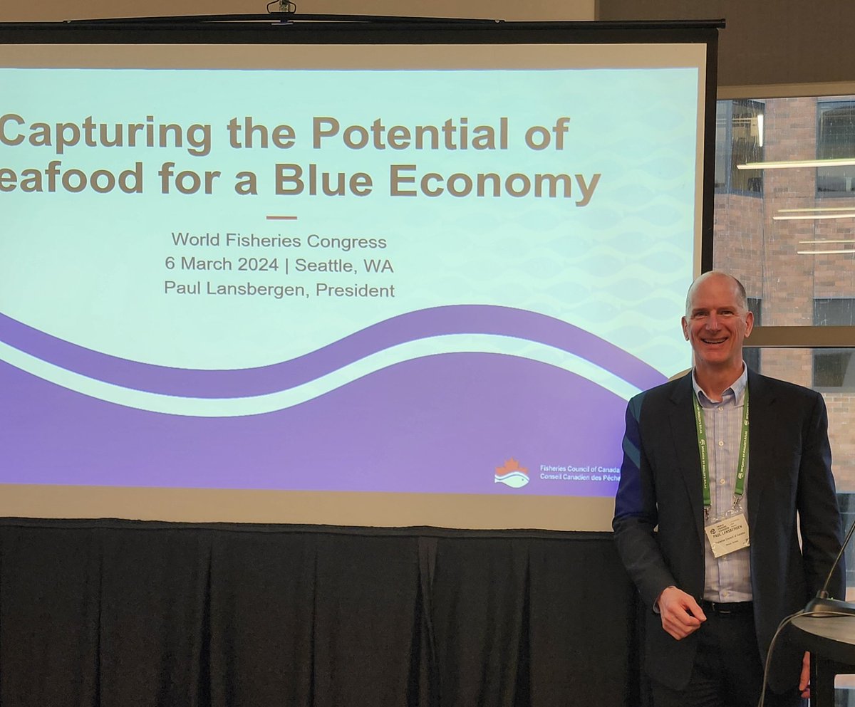 Paul Lansbergen (@pauljlansbergen) on Twitter photo We need blue foods to feed the growing global population. But it also has to be produced sustainably. Canada does well in that. Admittedly, we can do better and that is our goal - top 3 global best quality and sustainable. <a href="/FisheriesCA/">Fisheries Council</a> #wfc2024 We need blue foods to feed the growing global population. But it also has to be produced sustainably. Canada does well in that. Admittedly, we can do better and that is our goal - top 3 global best quality and sustainable. <a href="/FisheriesCA/">Fisheries Council</a> #wfc2024
