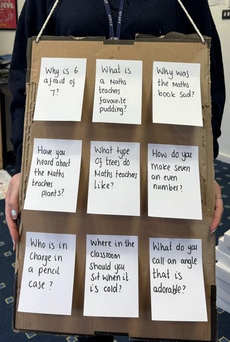 Zoe Hall (@zoe_hall29) on Twitter photo This made my day today! Staff at one of our NPAT schools all created a costume around a word for World Book Day. Mrs Crockett was given ‘hilarious’ so shared the laughs with some great, dad maths jokes! Maths and English unite ⭐️ <a href="/NPATrust/">NPAT Partnership</a> <a href="/EnigmaMathsHub/">Enigma Maths Hub</a> <a href="/WhiteRoseEd/">White Rose Education</a> This made my day today! Staff at one of our NPAT schools all created a costume around a word for World Book Day. Mrs Crockett was given ‘hilarious’ so shared the laughs with some great, dad maths jokes! Maths and English unite ⭐️ <a href="/NPATrust/">NPAT Partnership</a> <a href="/EnigmaMathsHub/">Enigma Maths Hub</a> <a href="/WhiteRoseEd/">White Rose Education</a>