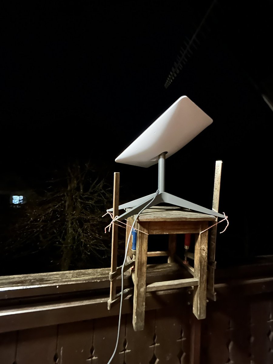 sasopapp's tweet photo. Starlink Professional Instalation Services coming to your country very soon 👍🏻😂😂😂
@elonmusk approved?
We are so very proud of our 1st pro instalation in Slovenia
@Starlink https://t.co/psGAwMGKak