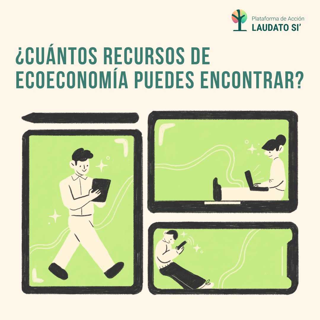 lsap_esp's tweet photo. 📚 Más de 160 recursos económicos esperan en la Plataforma de Acción Laudato Si. 

Empieza ya: https://t.co/HCXQes9UQt https://t.co/sxP3eWdLFa