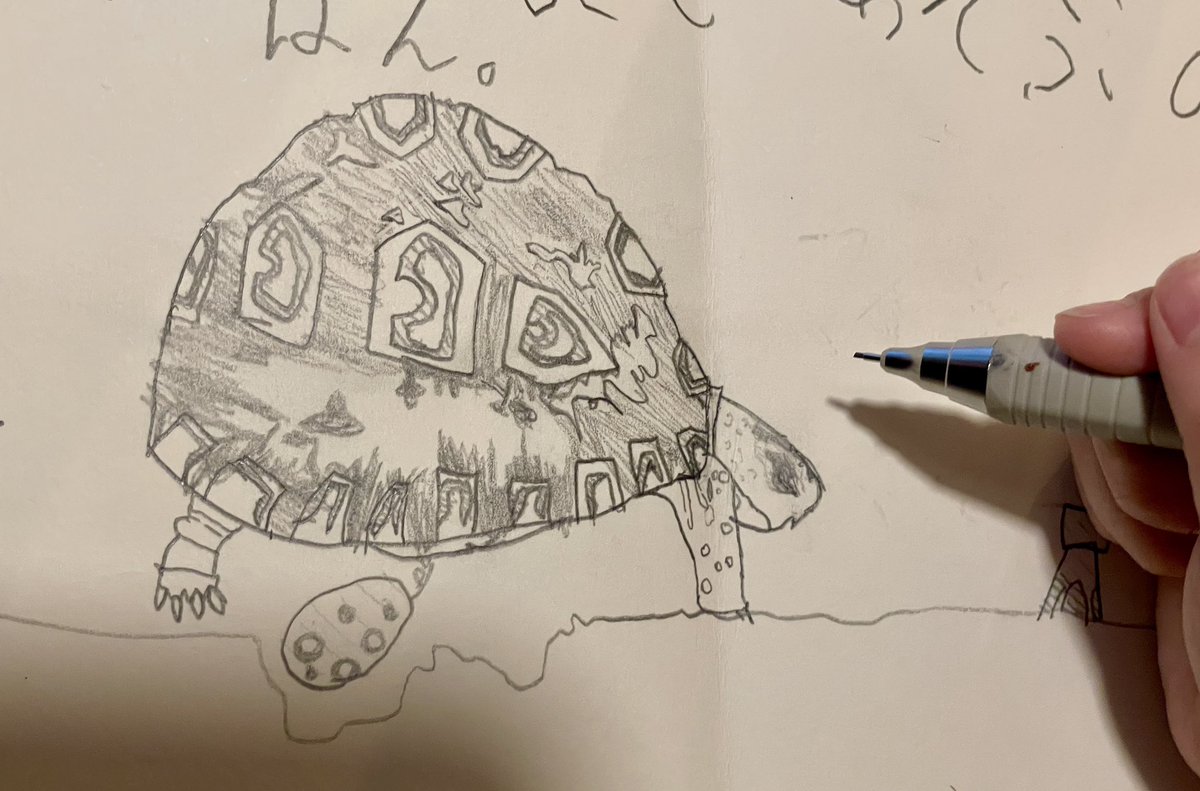 ウミガメ

#息子画廊 #7歳 
