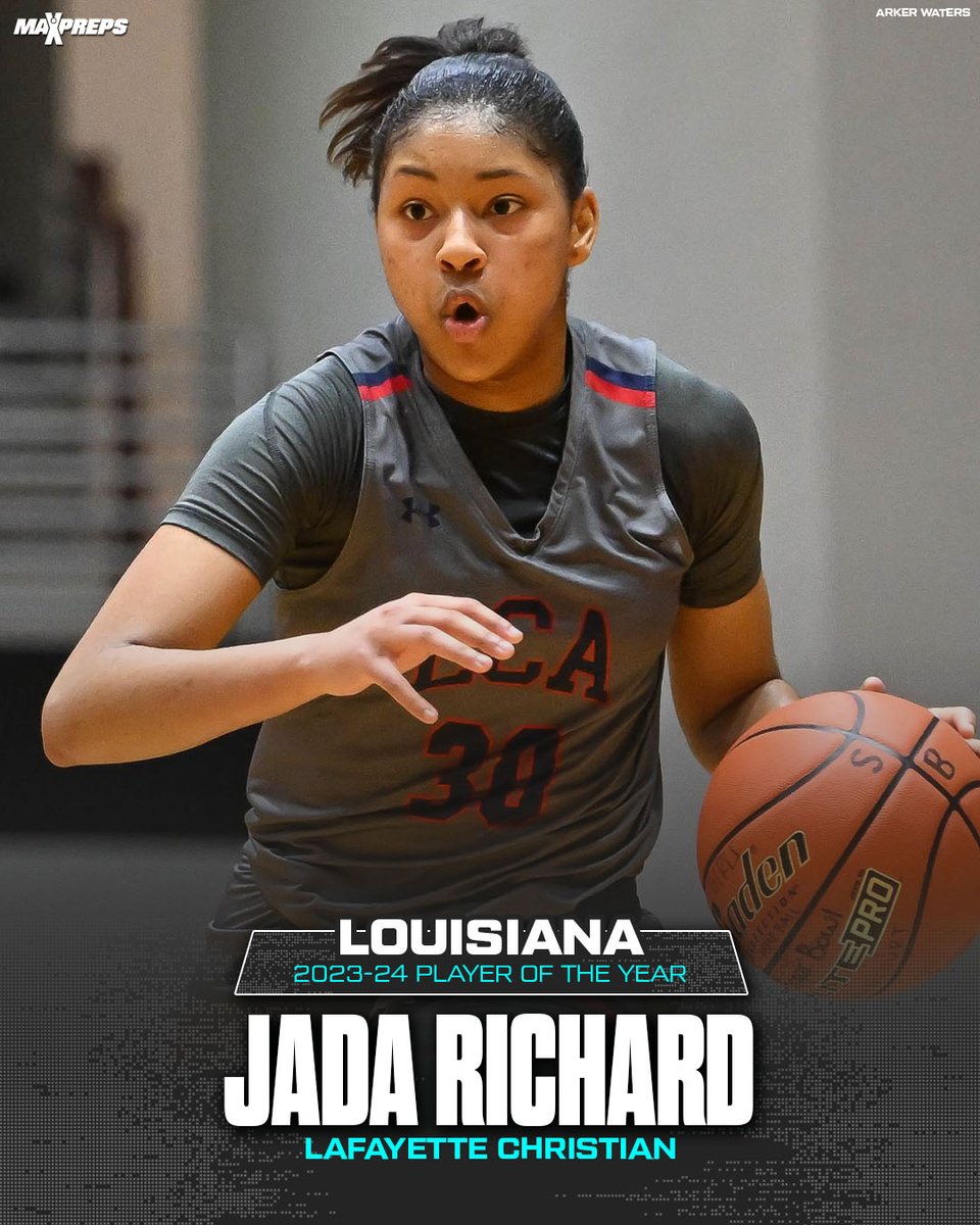 Jada Richard of Lafayette Christian is the 2023-24 Louisiana MaxPreps High School Girls Basketball Player of the Year. 🔥🏆

✍️: maxpreps.com/news/PqT5VEGRp…