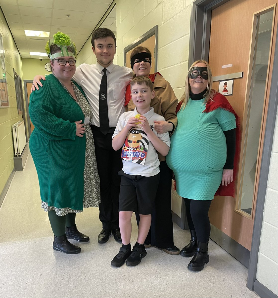 AlvaAcademyASD's tweet photo. Supertato, Broccoli and the Evil pea popped into the provision today for WorldBookDay.  There are a few fans of the super veggies adventure stories in our classrooms #supertato #WorldBookDay2024 #lovebooks https://t.co/ksBKdHtZKC