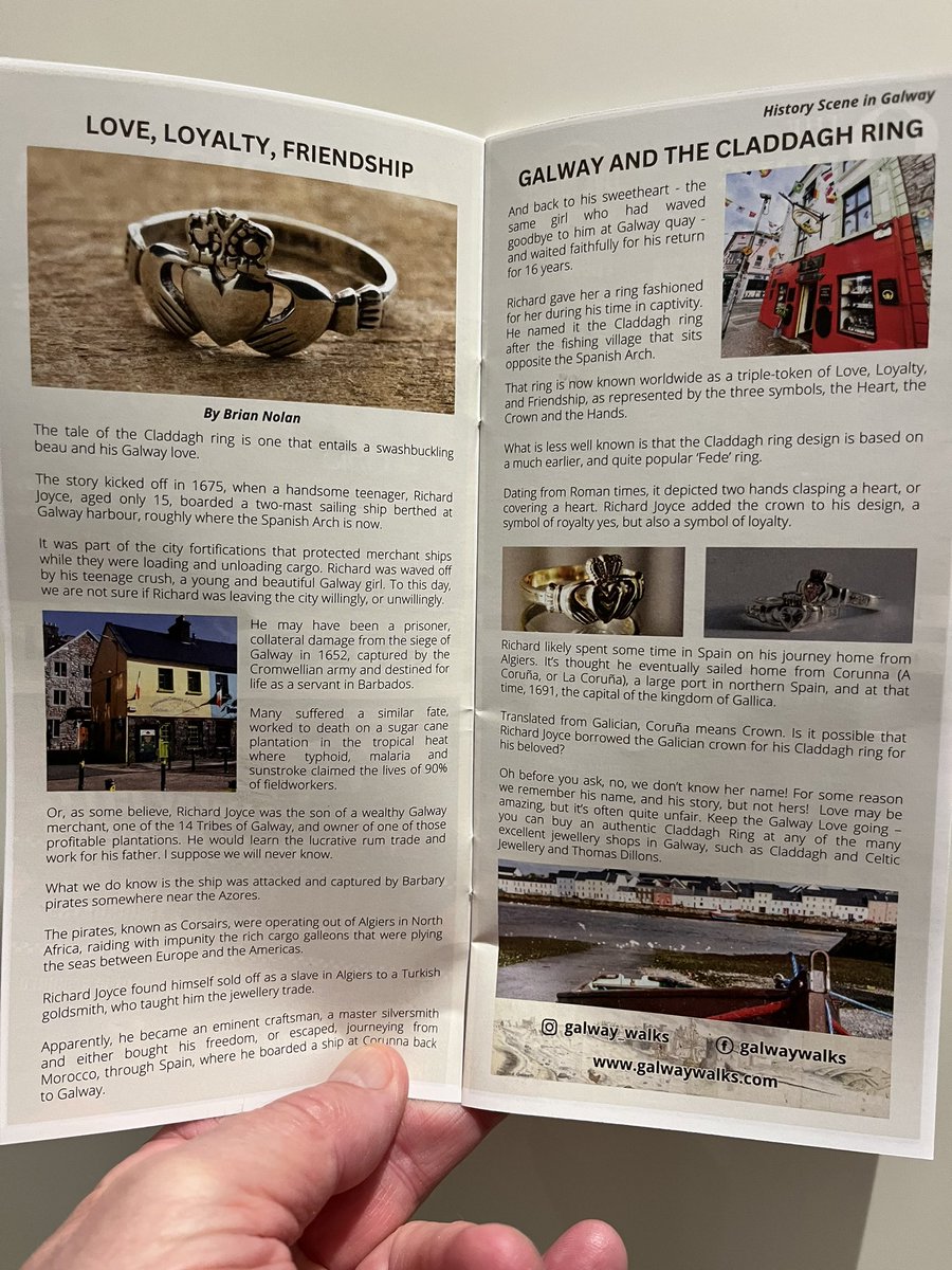 The March edition of ‘Scene in Galway’… with my story on the Claddagh Ring, as you’ve never heard it told before, is out now! Scene in Galway is available in most Galway retail outlets and hotel lobbies. It’s Free, so pick up a copy today - and please support the advertisers.