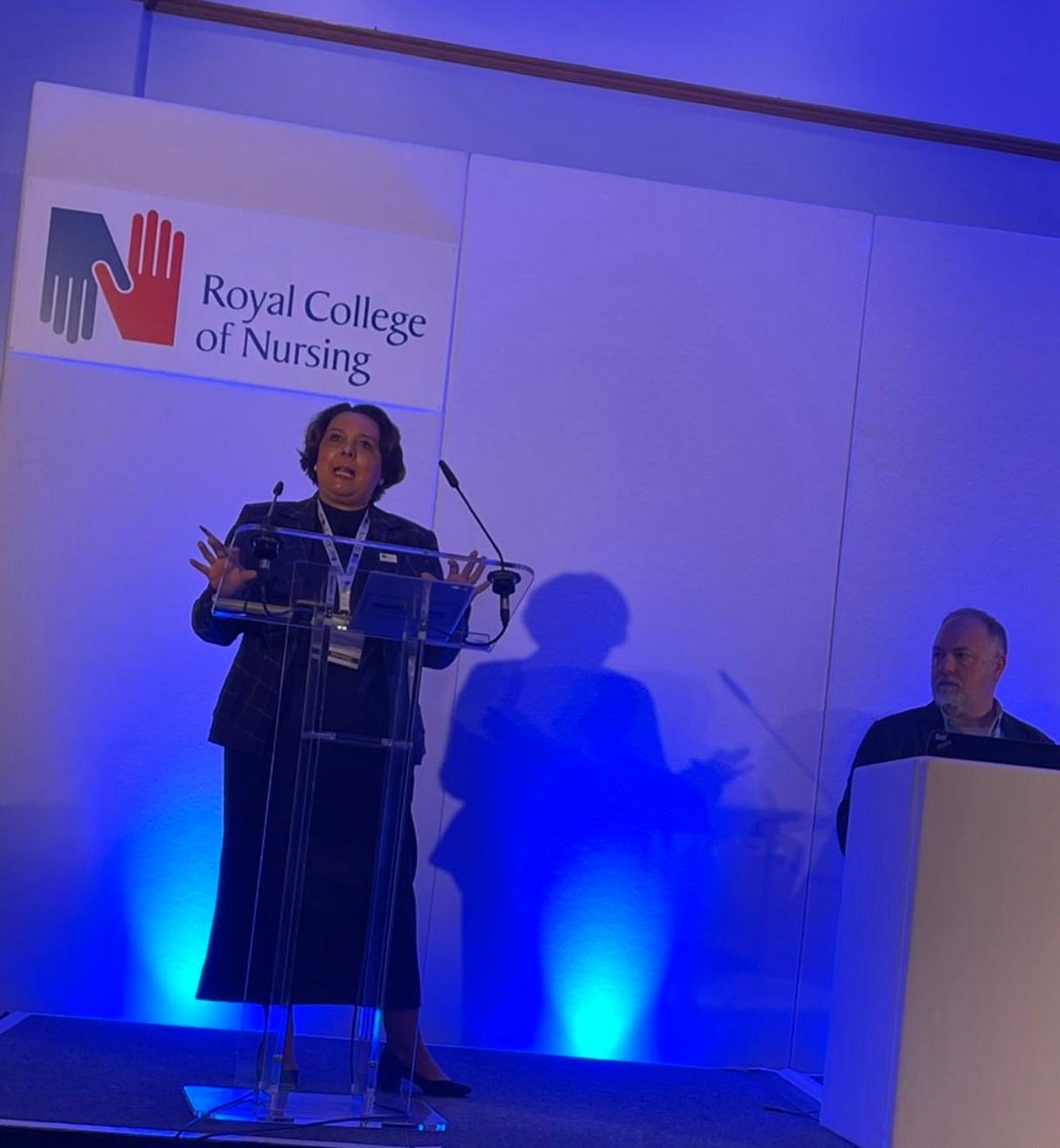 olgalwalters's tweet image. ⁦@theRCN⁩ CNO Nicola Ranger &amp;amp; Dr Jane Ball giving a clear understanding of what is safe staffing “Would you fly a plane without the correct number of flight attendants?” Why are #Wards not having the correct number of nurses on shift? ⁦@RCNSthBham⁩ ⁦@patcullen9⁩