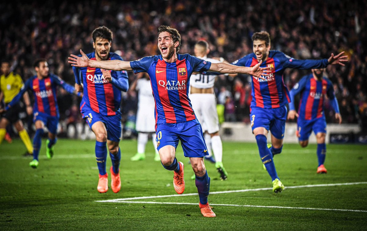 ManagingBarca's tweet photo. On this day, 7 years ago.

Barcelona 6-1 PSG. The Greatest Comeback in History. https://t.co/V68ztEvpKC