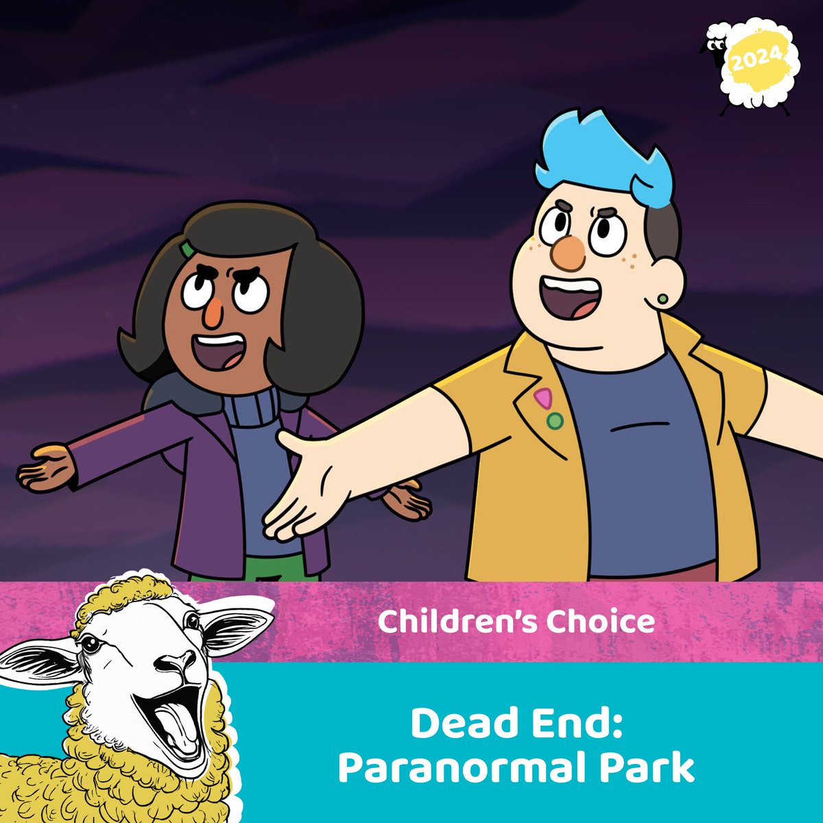 Congratulations to Dead End: Paranormal Park for winning Children’s Choice! #BAA24