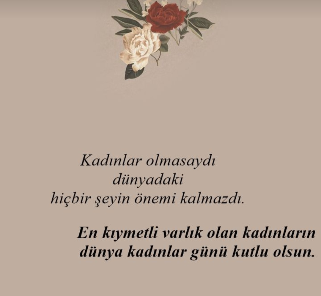 #8martdunyakadinlargunu 'müz kutlu olsun 🌸