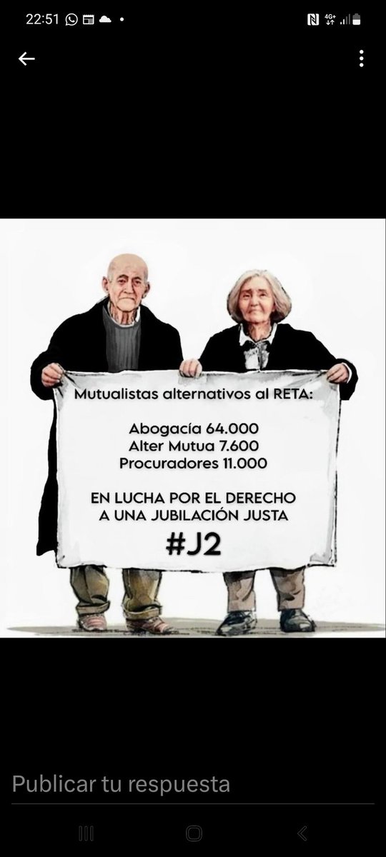 nativid75847277's tweet photo. #AsiNoMinistraSaiz abogados y procura españoles atrapados en mutualidad y con fondos atrapados en mutualidad q deben entregar ya al gobierno queremos ser autonomos reales #MovimientoJ2 https://t.co/uKL0cVOtGd
