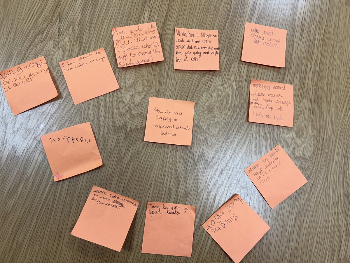 Toni0750's tweet photo. Great work undertaken today by the school council pupils from @BatleyParishCE They discussed concerns about safety outside school; how their concerns can be improved; what methods could be used; how can Air Quality be improved. 
This is all part of their @TeamModeshift work https://t.co/RwcPUreqoT