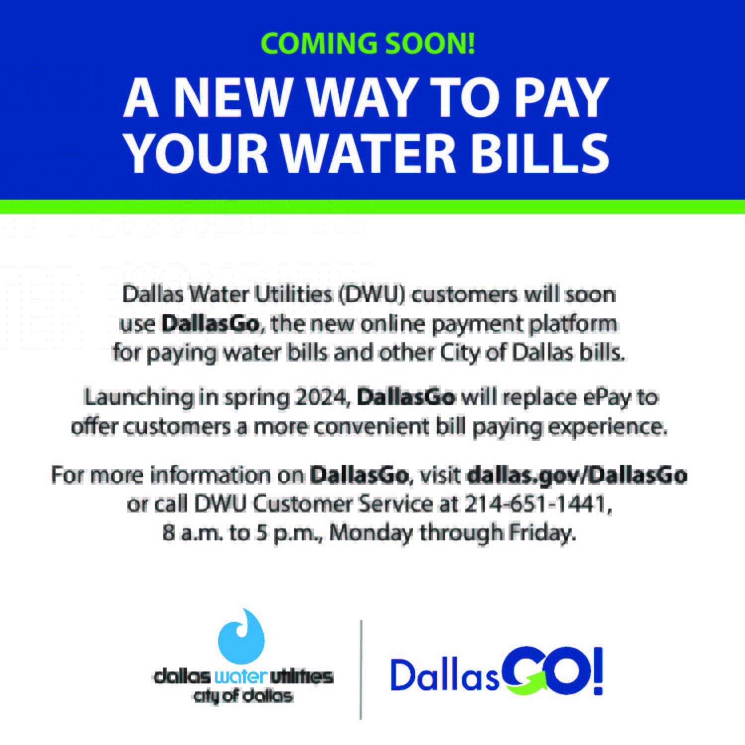 Pay water bill dallas deals