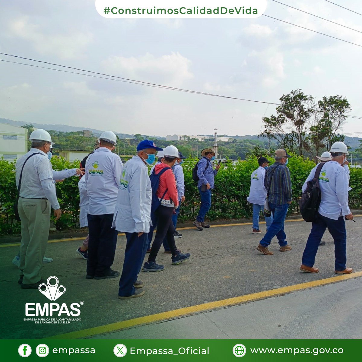 Empassa_Oficial's tweet photo. #VocalesDeControl #PTAR Río Frío 💦
Invitamos a los vocales de control a recorrer la PTAR Río Frío y conocer de primera mano la operación de esta importante obra de ingeniería 💪🏻
#EmpasSomosTodos https://t.co/da053IahJS