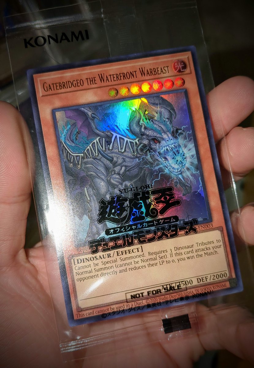 世界大会プロモ大好き🐉✨
WCS・YCSW・SJCSのプロモ
日本人はあんまり興味ないよね笑
来年or再来年にYCSW300回目迎えそうだから、攻撃力3000の特別なカードが出ると予想してます🔥🔥🔥
アナザーバースマジシャンとか？笑
※ドラゴンは250回記念カードなので攻撃力2500たぶん
 #今日の遊戯王