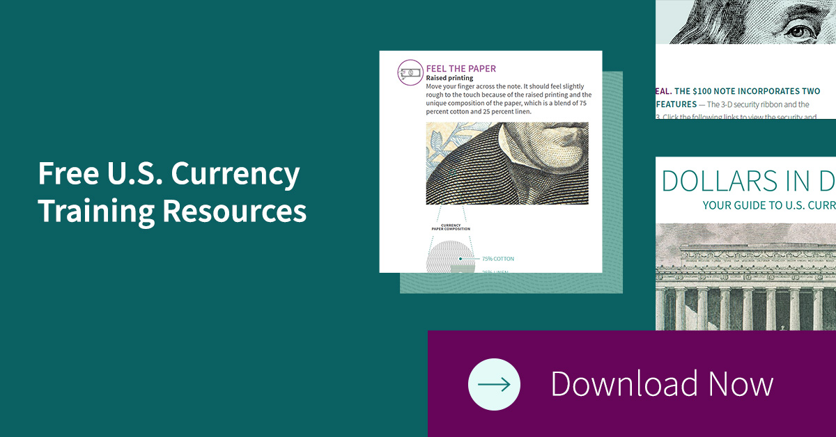 Head to our website for #UScurrency training resources to protect your business from counterfeit notes. go.uscurrency.gov/236978