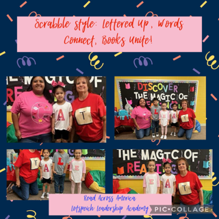 Scrabble Day for Read Across America yesterday at Lotspeich Leadership Academy 
<a href="/RobstownISD/">Robstown ISD</a>