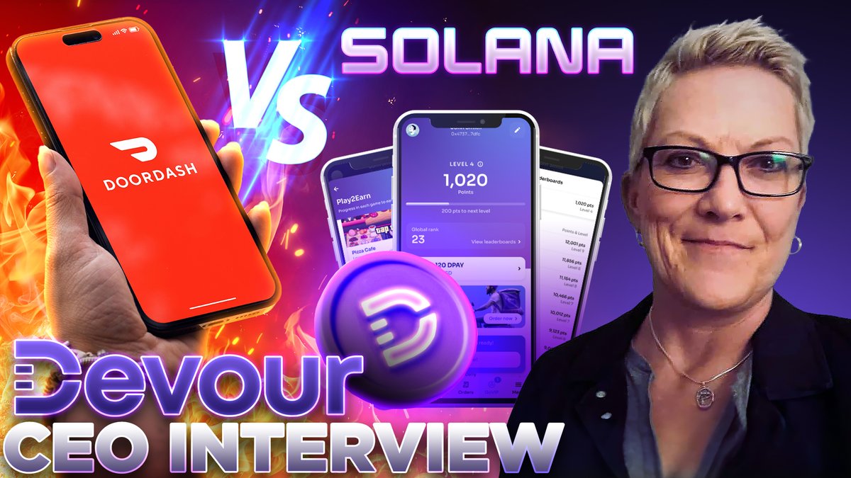 $DPAY Launches on Solana as Devour seeks to disrupt DoorDash chokehold on restaurant loyalty🔥

CEO INTERVIEW 👉youtu.be/2a46zNIBlEo

#Solana $SOL #JUP $JUP 
<a href="/devour_diva/">Shelly Rupel - DevourDiva</a> <a href="/GoDevour/">Devour</a> <a href="/solanasagaperks/">Saga Owner Perks ◎</a> @SolBulletin <a href="/honeyland/">Lalitha SP</a> <a href="/AffynOfficial/">Affyn Official</a> @lucazlee