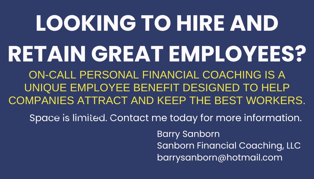 BUSINESS OWNERS/HR MANAGERS: On-call personal financial coaching is a UNIQUE benefit to help you attract and keep great workers! #hr #hrhiring #employeebenefits #EmployeeEngagement #hrcommunity #hiring #employeeretention