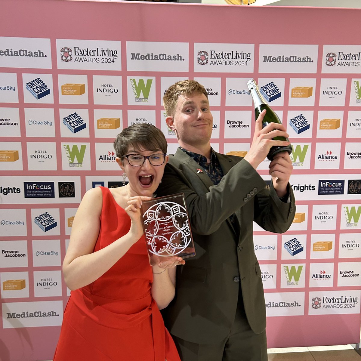 ✨ Arts & Creative Winner: @ExeterLibrary

“Inventive, vital role deep in heart of city’s cultural fabric, with impressive half a million visitors in 2023, many engaging events plus fostering of local talent.”