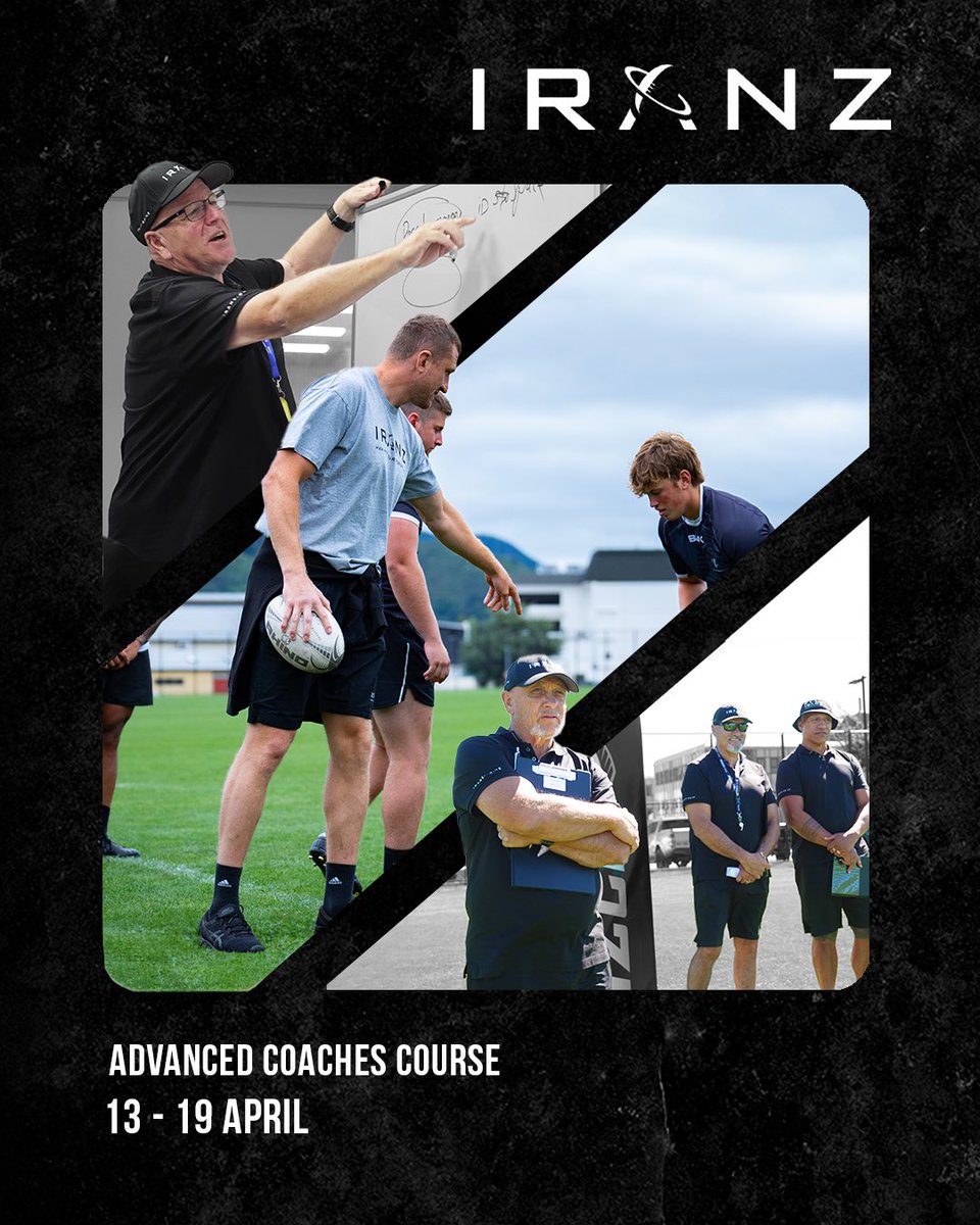 A 7 day residential course focussed on the 1st XV environment and those coaching players aged 16-18 years.

More info at iranz.co.nz/advanced-coach…