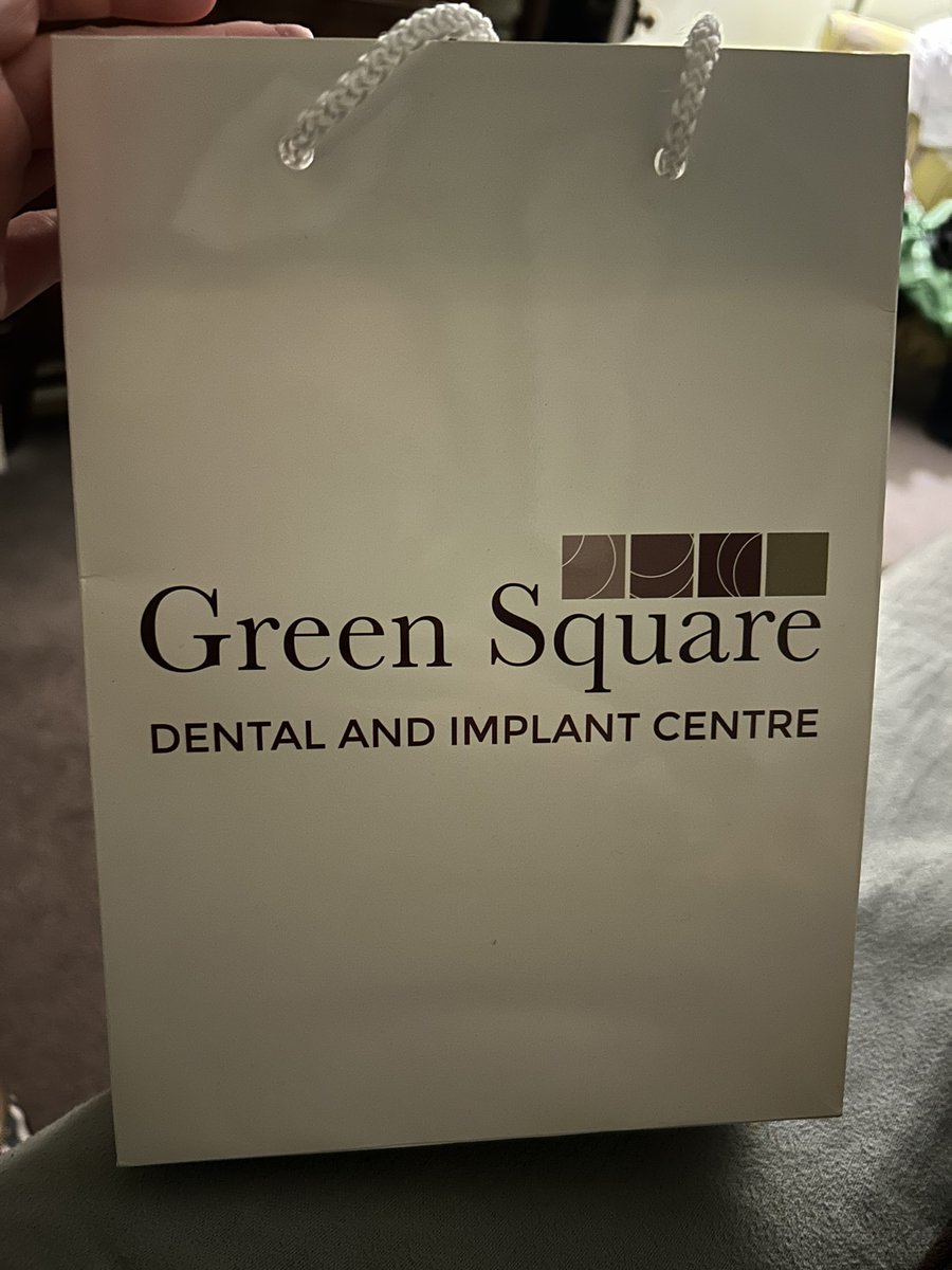 You know you’ve had *proper* dental surgery when you come home with a goodie bag! #dentalimplant