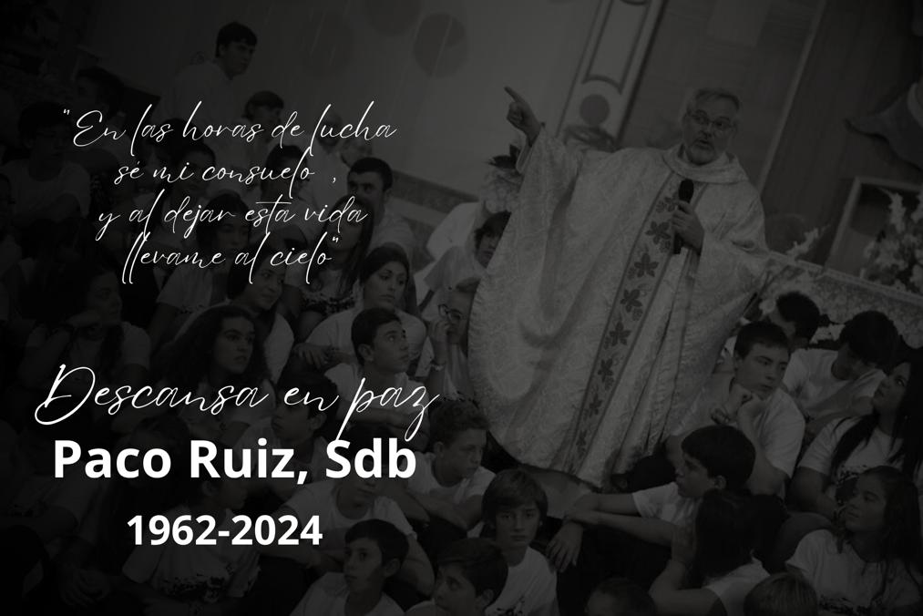 ✝️ #SDB: se comunica el fallecimiento del salesiano sacerdote Francisco Ruiz Millán, salesiano sacerdote (1962-2024)

Tenía 62 años de edad y había cumplido los 41 de salesiano y los 32 de sacerdote.

🙏Descanse en paz

salesianos.info/blog/francisco…