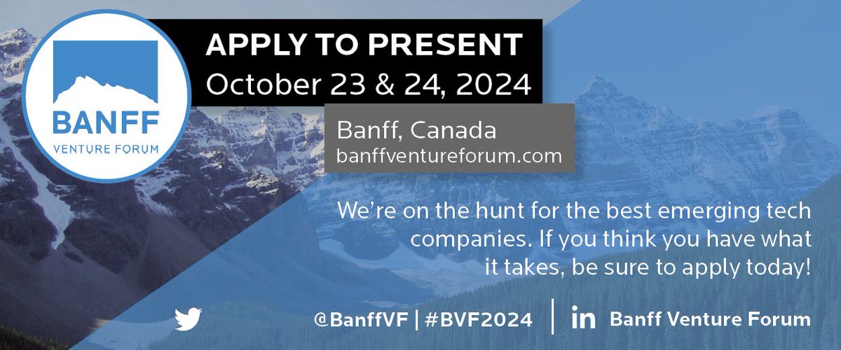 Banff Venture Forum tweet media