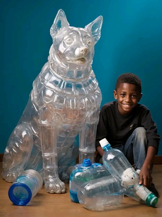 HalalBoyFriend_'s tweet image. A young boy made a dog from plastic 🥰

Like, Repost And Quote to show love for his talent.

===-_=_=--_=_=
Al Nassr
#Naira
First Class
#NINmodification
Gbavido