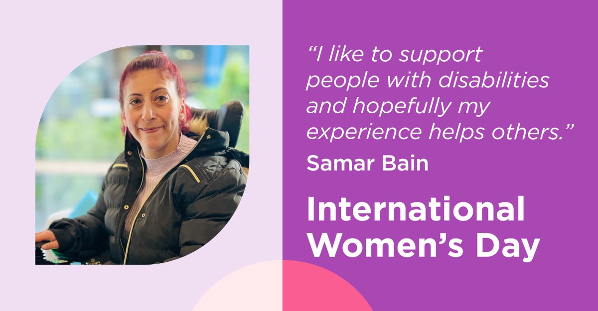 Samar is an independent woman with cerebral palsy who works as a disability support trainer and is also a Lived Experience Partner at Summer Foundation. Today we celebrate Samar, and all of our contributors who share their experiences to help others. #internationalwomensday
