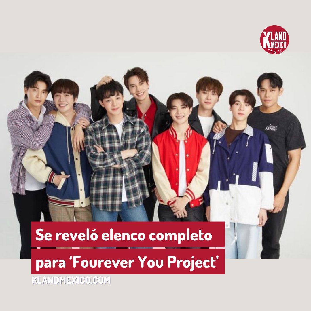 KlandMexico's tweet photo. Hace ya unos meses se había revelado un avance donde se mostraba, parte del Cast de la serie #FoureverYouProject hoy se sumaron a 4 intengrantes
#PondPonlawit será pareja #Cooheart, #BeverParsapon, hará dupla #Tonliew, #NgerAnupart, hará pareja #Oat y #Maxky con #BasSuradej https://t.co/oGLVjlBoP0