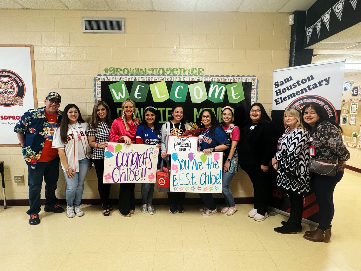 Congratulations to our AMAZING @CCISD Above the Line employees of the month! @victoriacybarra and Chloe Avalos! They go above and beyond for our students! We are so thankful to work with the best of the best! 🩷 #CCISDProud