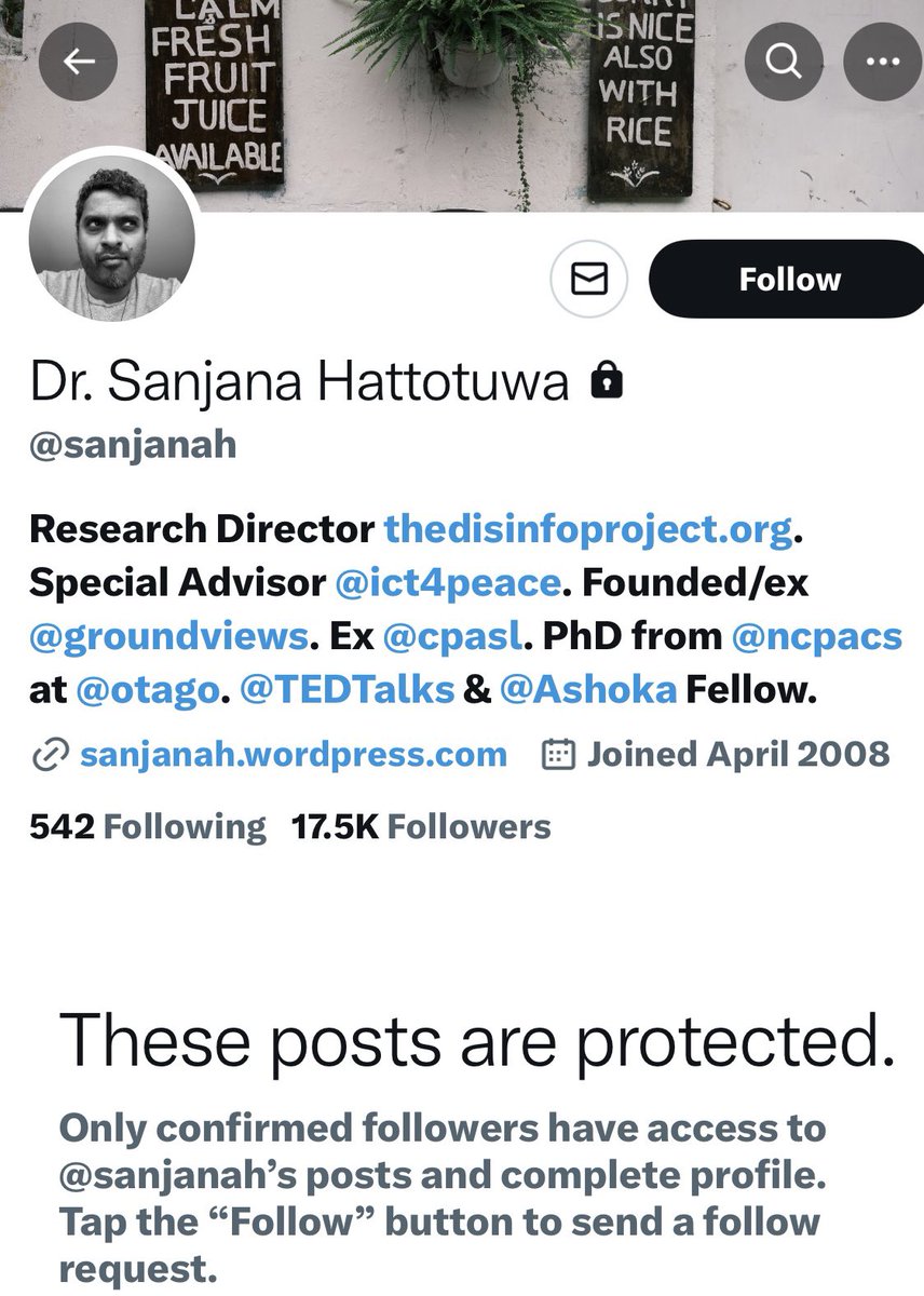 DameKateePie's tweet photo. Oh, lookee here. Another coward from the disinfoproject has his tweets protected. Why’s that? What’s he got to hide. #disinformationprojectnz https://t.co/jmWXEhyTmi