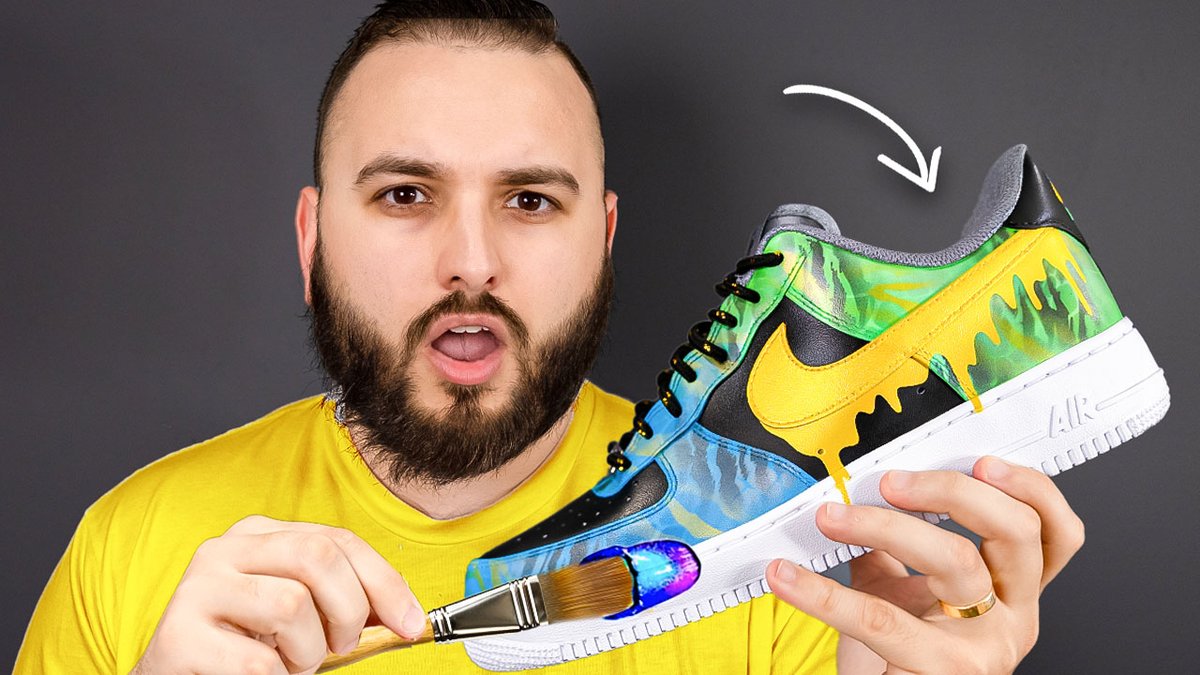 Practice thumbnail✍️

"10 Tricks I Use on EVERY Pair Of Custom Sneakers" is the title"