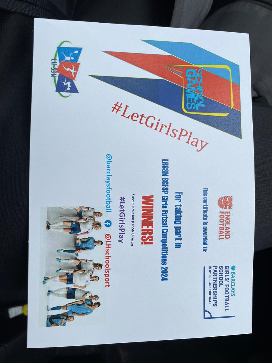 OLCCSport (@olccsport) on Twitter photo And today our Year 8 girls represented school in style and WON the <a href="/LHschoolsport/">Lancaster&Heysham</a> Futsal Competition 🥇⚽️🏆 we are so proud of them all! Well done.
#ThisGirlCan <a href="/BarclaysFooty/">Barclays Football</a> <a href="/OurladysHt/">Headteacher OLCC</a> And today our Year 8 girls represented school in style and WON the <a href="/LHschoolsport/">Lancaster&Heysham</a> Futsal Competition 🥇⚽️🏆 we are so proud of them all! Well done.
#ThisGirlCan <a href="/BarclaysFooty/">Barclays Football</a> <a href="/OurladysHt/">Headteacher OLCC</a>