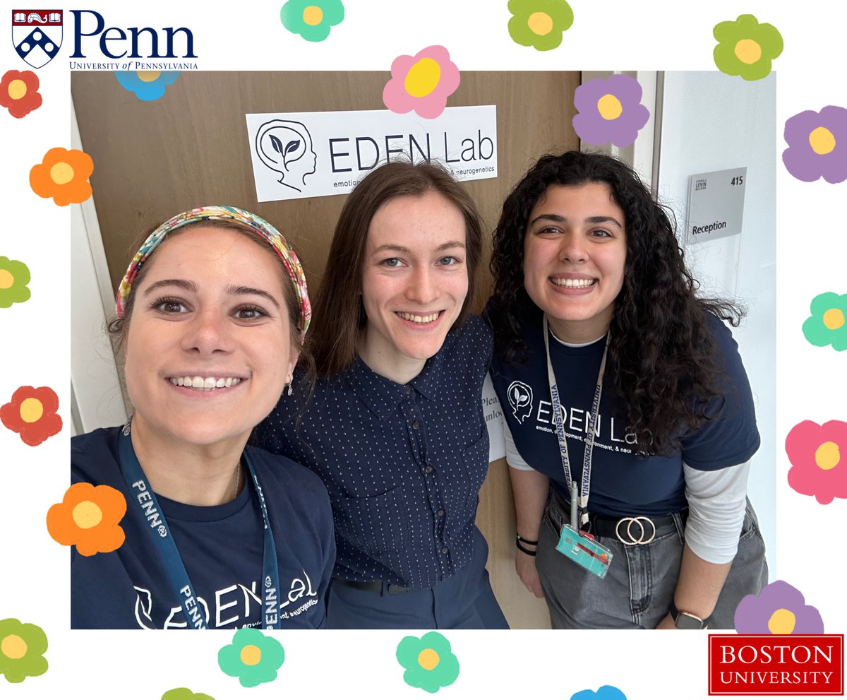 EDENLabUPenn's tweet image. Last week, we were lucky enough to be visited our lovely @base_lab_bu collaborators, who were in town for #easternpsychologicalassociation conference! Was so fun for so many members of our teams to finally meet in person and catch up on all things science 🤩