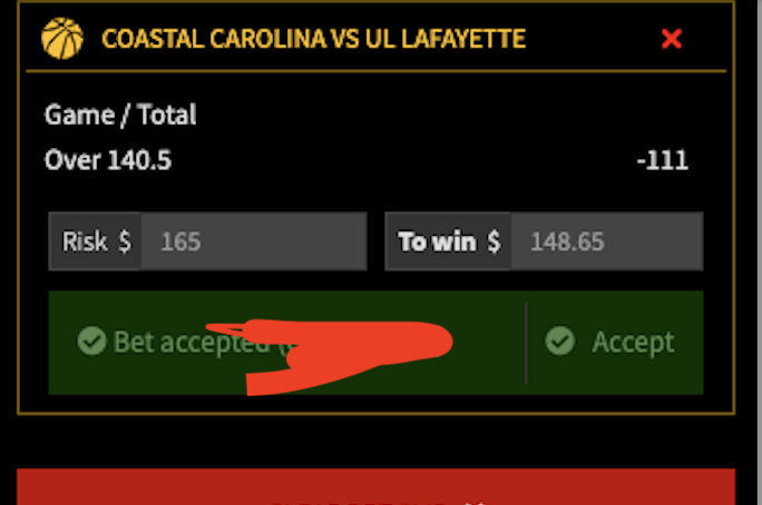 MrLiveOverUnder's tweet image. 🪜Live Bet Ladder Leg 1
Coastal Carolina Over 140.5

$10--&amp;gt; $19
  
4U on top