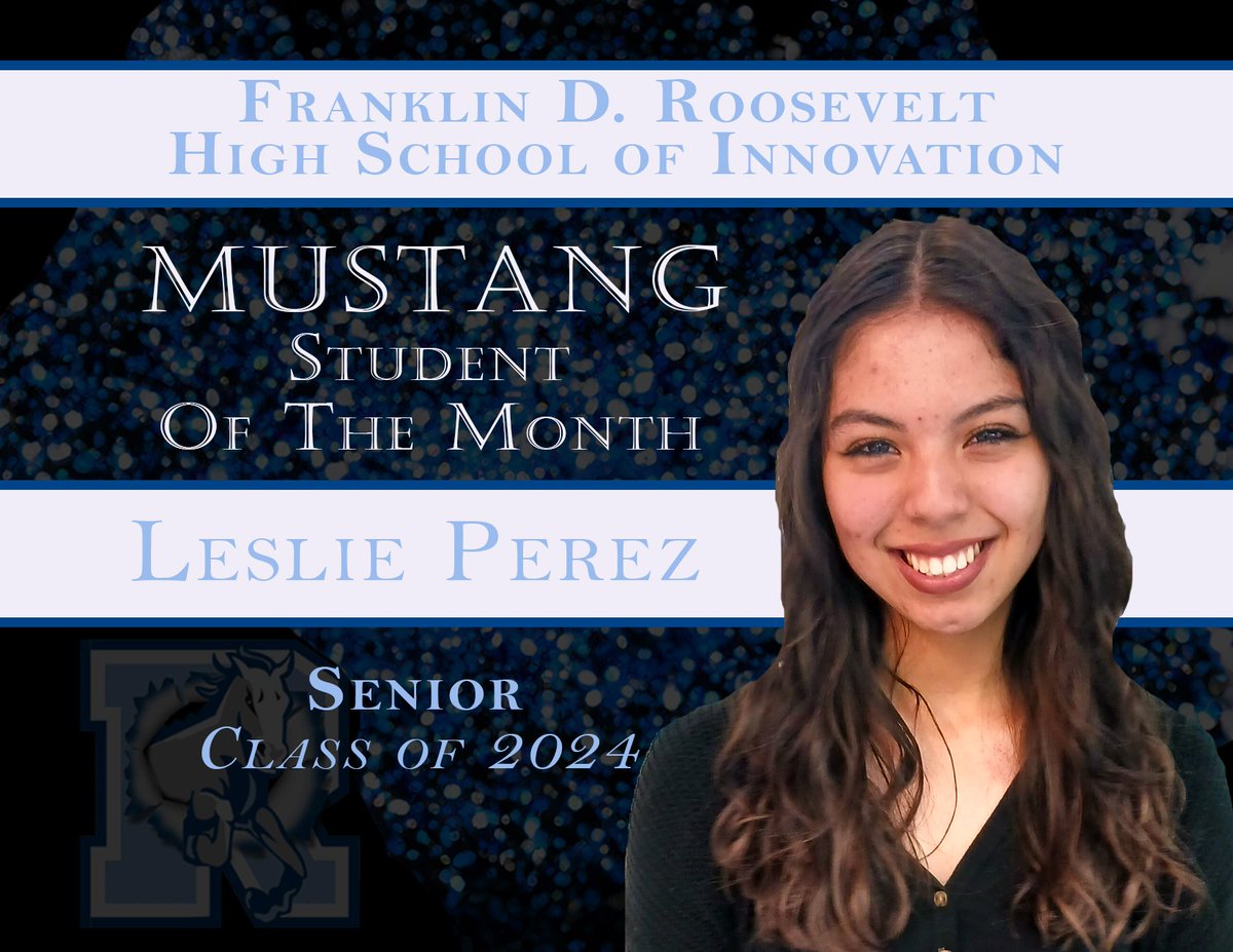 Join "Velt" nation in congratulating our Student of the Month. Leslie Perez is a senior who is dedicated to focusing on academics, mentoring other students and making a difference among her peers. Thank you Leslie for all of your hard work.