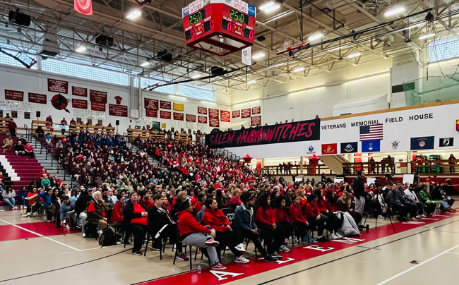 Salem Public Schools (@salemschoolsk12) on Twitter photo HIGHLIGHT VIDEO & PHOTO GALLERY: Salem Public Schools held its #ProfessionalDevelopment Day Pep Rally Wednesday, Mar. 6, 2024 at the <a href="/_SalemHigh_/">Salem High School</a> Veterans Memorial Fieldhouse.
View the highlights: salemk12.org/news/sps-profe…
#EducationForAll #EducationMatters HIGHLIGHT VIDEO & PHOTO GALLERY: Salem Public Schools held its #ProfessionalDevelopment Day Pep Rally Wednesday, Mar. 6, 2024 at the <a href="/_SalemHigh_/">Salem High School</a> Veterans Memorial Fieldhouse.
View the highlights: salemk12.org/news/sps-profe…
#EducationForAll #EducationMatters