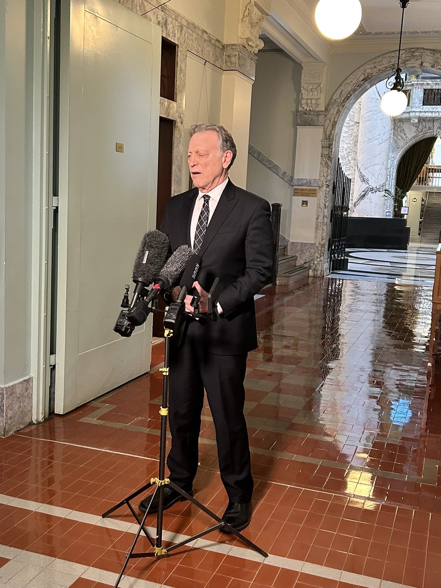 NEW - Environment Minister George Heyman, who is Jewish and the child of Holocaust refugees, said “it’s simply not my experience” that there is antisemitism within the NDP caucus as alleged by Selina Robinson. He took issue w BC United saying the NDP lost its only Jewish voice.