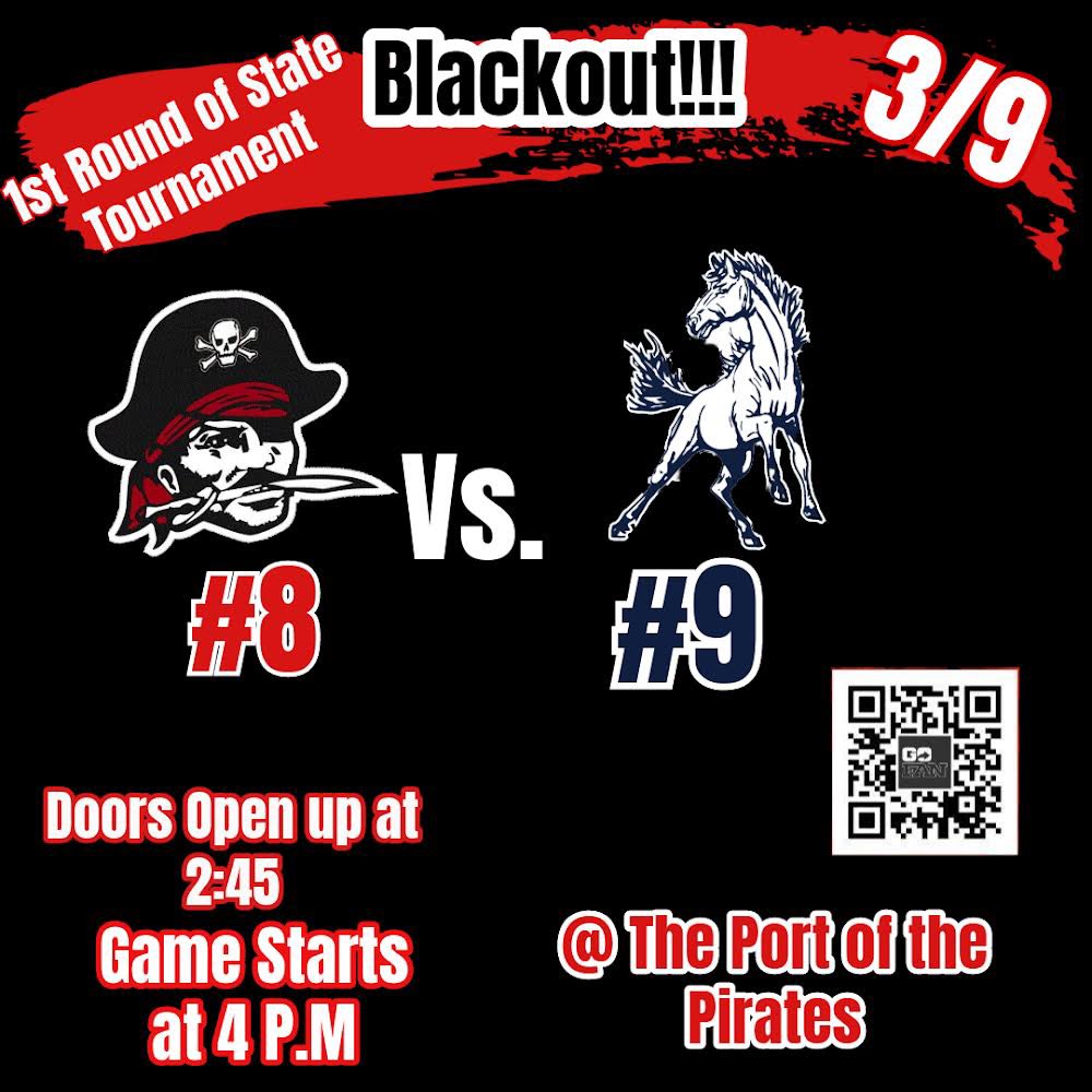 1st Round of state at the Port
Vs. Silver City
Winner moves on to the pit