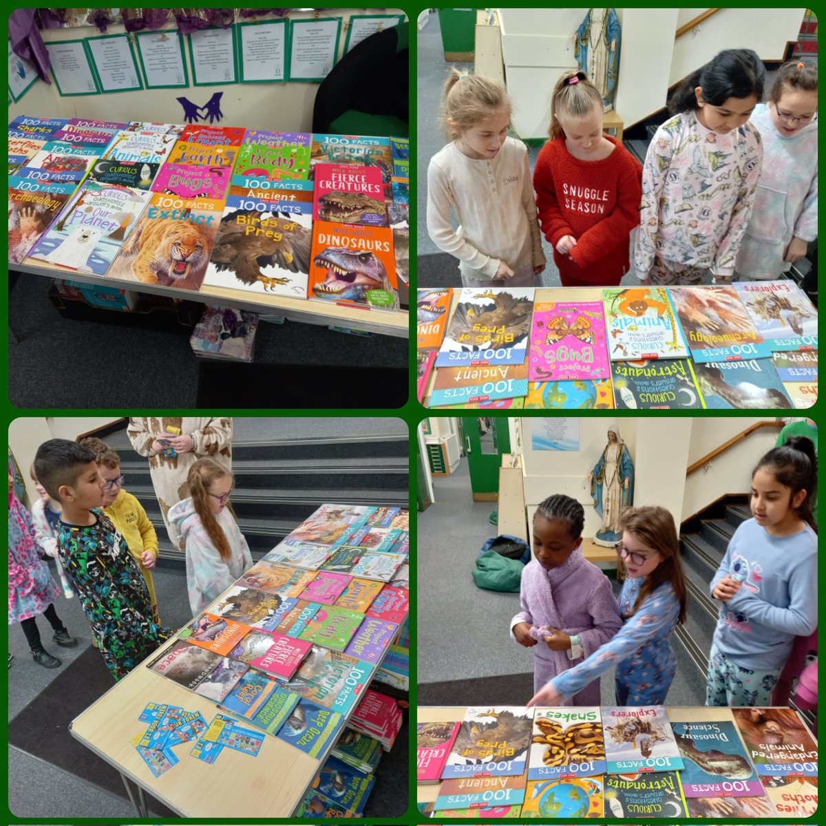 olvschool's tweet photo. What's the best day to get a book?World Book Day of course! The gift of a book for everyone today! #OLVreading #readingforpleasure @WorldBookDayUK @bcw_cat https://t.co/CUX7HLmBsM
