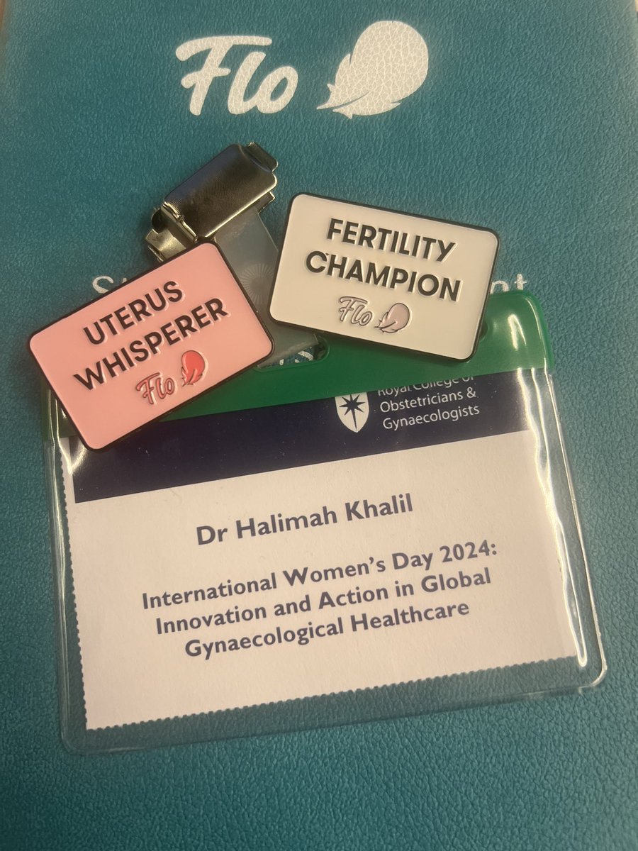 Loved spending this #InternationalWomensDay at <a href="/RCObsGyn/">RoyalCollegeObsGyn</a> Innovation in Global Gynaecological Healthcare event. And of course v pleased with me new lanyard accessories from <a href="/flotracker/">Flo App</a> 😌
