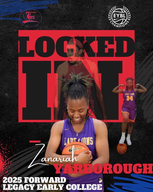 Palmetto 76ers/Aja Wilson Elite (@palmetto76erawe) on Twitter photo We welcome 2025 forward Zanariah Yarborough <a href="/ZanariahYarbo1/">Zanariah Yarborough</a> to the Palmetto 76ers / Aja Wilson Elite family. She's a strong, athletic forward that does her best work around the rim, and is a MONSTER 😈 on the boards.💙❤️#ForSC #InAWE #onlybasketball #EYCL #EYBL <a href="/JeromeFleetwood/">jerome dickerson</a> We welcome 2025 forward Zanariah Yarborough <a href="/ZanariahYarbo1/">Zanariah Yarborough</a> to the Palmetto 76ers / Aja Wilson Elite family. She's a strong, athletic forward that does her best work around the rim, and is a MONSTER 😈 on the boards.💙❤️#ForSC #InAWE #onlybasketball #EYCL #EYBL <a href="/JeromeFleetwood/">jerome dickerson</a>