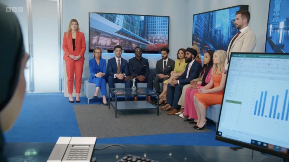 This nested thread is getting too long! But this blight on our national productivity needs to be shared…

For the fifth week running, the receptionist on #TheApprentice is *still* working on the same Excel worksheet.