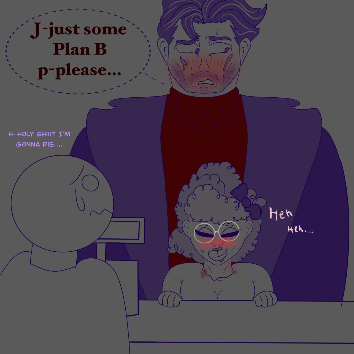 Big guy just can’t help himself sometimes 🥴😓