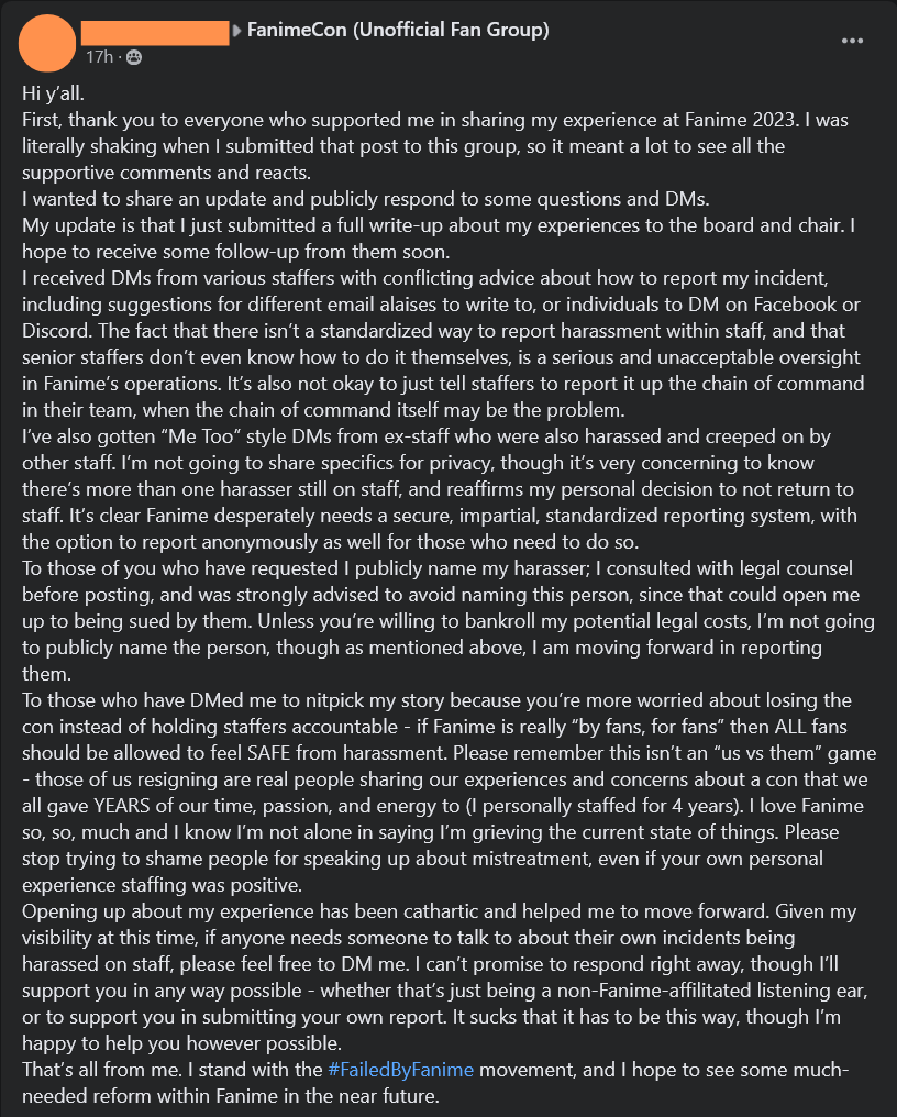 failedbyfanime's tweet photo. If you were in charge of FanimeCon, how would YOU respond if this was brought to your attention? #fanime #failedbyfanime https://t.co/zF1H5DtnS4