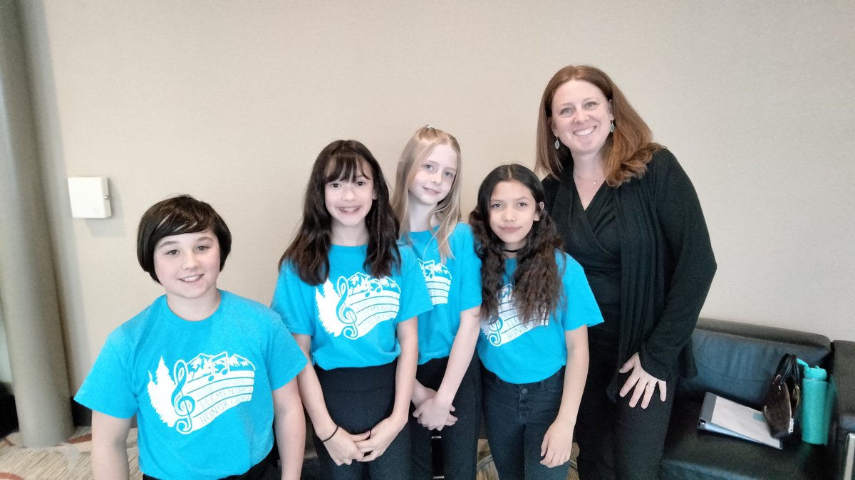 HUGE congratulations go out to Ms. Kelly and to our Laurel Honor Choir singers, Ana, Benji, Lucy, and Mattie! Well done! Way to represent in this year's PSD Elementary Honor Choir! 🎶♥ #watchmeROAR #PSDProud