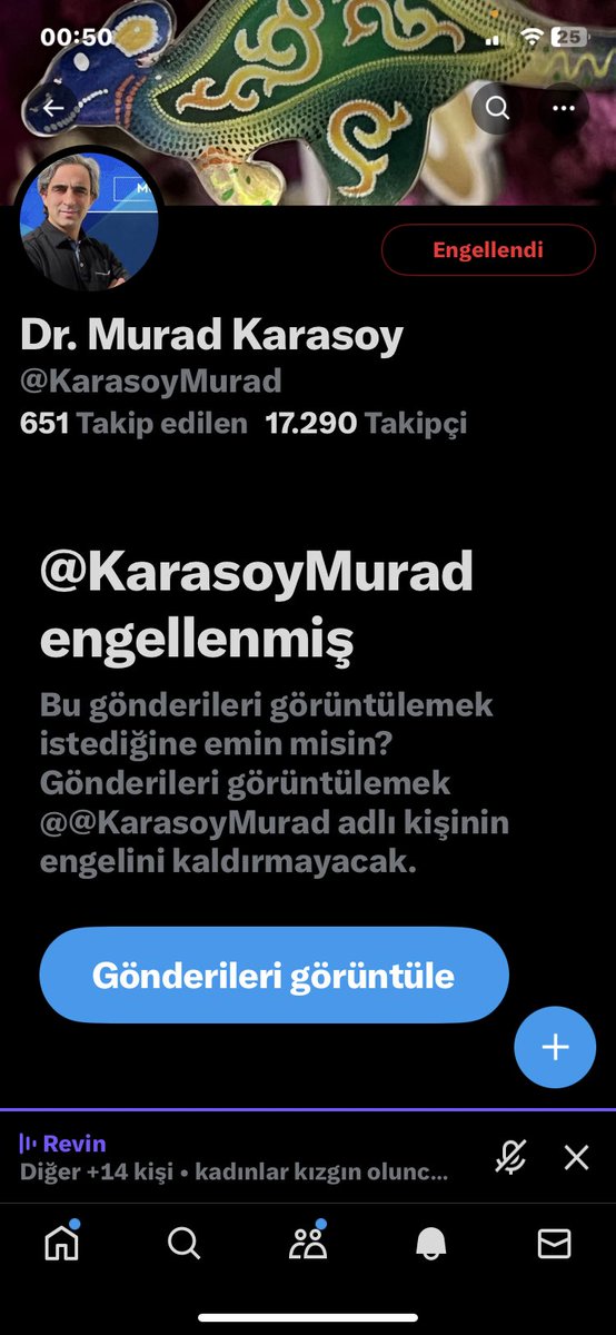 @MuradKarasoy @KarasoyMurad Sizi bloklayacağım hiç aklıma gelmezdi…
Geçmiş olsun 💐 umarım alabilirsiniz…