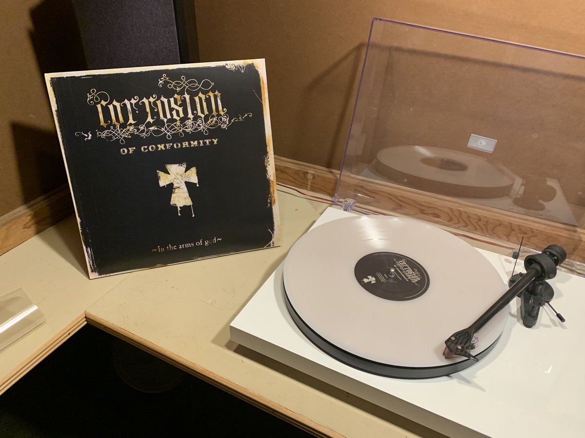 jcwhite022's tweet photo. Finally got this one on vinyl. Killer stuff from the COC boys! π₯π₯ #corrosionofconformity #InTheArmsOfGod https://t.co/RJzfXKBWMg