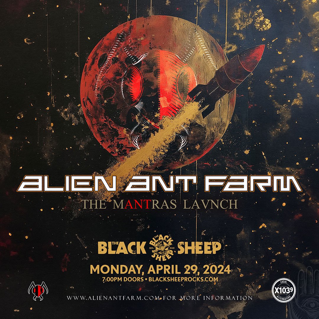 The Black Sheep (@blacksheepco) on Twitter photo On Sale Now!
<a href="/alienantfarmAAF/">Alien Ant Farm</a> - the mANTras lavnch tour
๐
April 29th
๐ซ๐ blacksheeprocks.com
<a href="/x1039radio/">X103.9 | Colorado Springs ๐</a> & <a href="/KILORADIO/">94.3 KILO</a> On Sale Now!
<a href="/alienantfarmAAF/">Alien Ant Farm</a> - the mANTras lavnch tour
๐
April 29th
๐ซ๐ blacksheeprocks.com
<a href="/x1039radio/">X103.9 | Colorado Springs ๐</a> & <a href="/KILORADIO/">94.3 KILO</a>